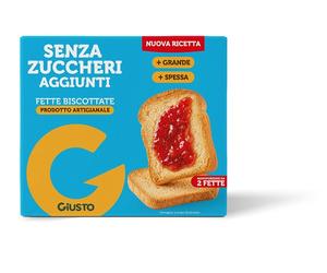 GIUSTO S/Z Fette Bisc.120g