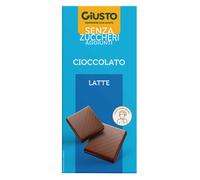 Giusto senza zucchero tavoletta cioccolato latte 85 g