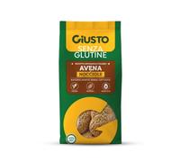 Giusto senza glutine biscotti avena & nocciole 200 g vegan, senza uova e naturalmente senza lattosio