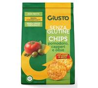 giusto senza glutine chips pomodoro capperi e olive 40 g