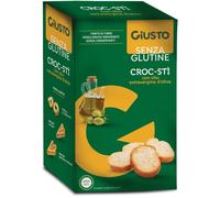 Giusto senza glutine croc-sti' con olio extravergine d'oliva 100 g