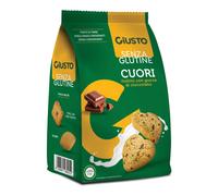 Giusto senza glutine cuori frollini con gocce di cioccolato 200 g