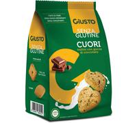 Farmafood Giusto Senza Glutine Cuori Frollini Con Gocce Di Cioccolato 200 G