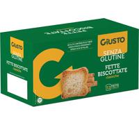 Giusto Fette Biscottate Senza Glutine, Fette Tostate e Fragranti per Colazione, Leggeri e Friabili, 150 g