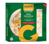 Giusto senza glutine fondo focaccia rosmarino 130 g