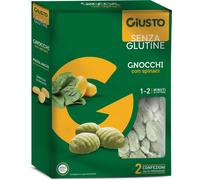 Giusto Gnocchi agli Spinaci Senza Glutine, Gnocchi di Patate in 2 Confezioni, 500 g