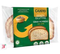 Giusto Gran Morbido ai Semi Senza Glutine, Pane Casereccio Morbido già Pronto, 190 g