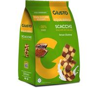 Giusto - Senza Glutine Scacchi Equilibrio Biscotti Al Cacao Confezione 250 Gr