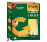 Giusto Sfoglia Lasagne Senza Glutine, Pasta Trafilata al Bronzo, 200 g