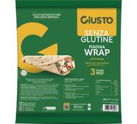 giusto senza glutine wrap con avena 3 pezzi da 60 g