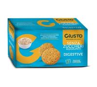 Giusto - Senza Zuccheri Aggiunti Biscotti Digestive Confezione 3 Pezzi da 75 Gr (Scadenza Prodotto 11/2025)