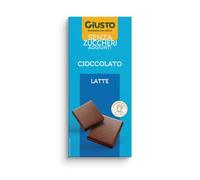 Giusto Senza Zucchero - Tavoletta Cioccolato al Latte, 85g
