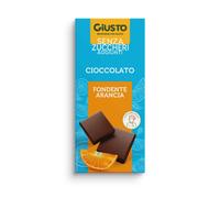 Giusto senza zucchero cioccolato fondente arancia 85 g