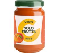 GIUSTO SOLO FRUTTA CONFETTURA PESCHE 220 G