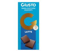 Giusto - Tavoletta Cioccolato Al Latte Senza Zuccheri Confezione 85 Gr