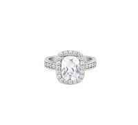 GIVA Anello solitario classico in argento 925, regolabile, regalo per donne e ragazze, con certificato di autenticità e timbro 925