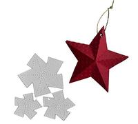 GIVBRO 3D Pentagram Die, Die Cut Goffratura Modello per Halloween Natale Scrapbook DIY Maker