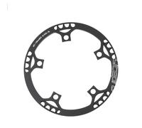 GIVBRO Corona per bicicletta 130 BCD, corona stretta e larga 45T 47T 53T 56T 58T corona corona pignoni per bici da strada, BMX MTB (nero, 45T)