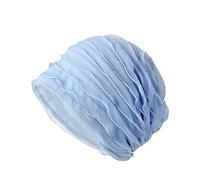 GIVBRO Cuffia da sonno Chemo Copricapo Plain Night Cap Cofano Slouchy Sleeping Hat Ruffles Beanie Hat Head Wraps per le donne