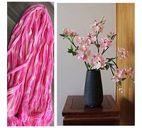 GIVBRO Fiore Nylon Calza Materiale Accessorio Fai da Te Fiore Tessuto Tricolore Multicolore per Fiori Bambola Vestiti Bouquet Fare 2 Pz