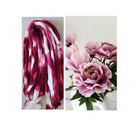 GIVBRO Fiore Nylon Calza Materiale Accessorio Fai da Te Fiore Tessuto Tricolore Multicolore per Fiori Bambola Vestiti Bouquet Fare 2 Pz