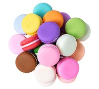 GIVBRO Macarons artificiali Pane finto Torta Simulazione Dessert Modello per Fotografia Puntelli Fornaio Decorazione Matrimonio 12 Pezzi Inviati a Caso