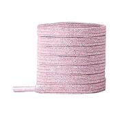GIVBRO Scarpe elastiche lacci glitter piatte larghe corde lacci accessori per scarpe casual da passeggio scarpe da ginnastica decorazione rosa - 100 cm