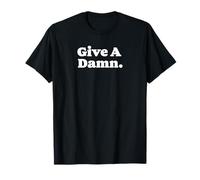 Give a Damn Resistance Anti-Fascism Retro Maglietta