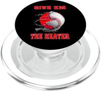 Give Em The Heater - Maglietta da baseball con brocca PopSockets PopGrip per MagSafe