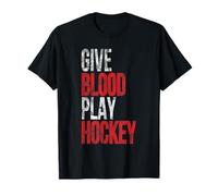 Give Heart & Play - Hockey su Ghiaccio - Ispirato ai Giocatori Maglietta