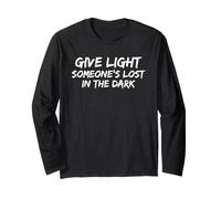 Give Light Someone Lost Giornata Internazionale della Carità Maglia a Manica