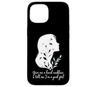 Give Me a Hand Necklace and Tell Me Im a Good Girl Smut Book Custodia per iPhone 15