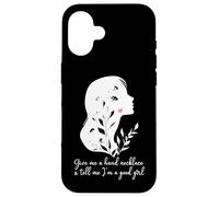 Give Me a Hand Necklace and Tell Me Im a Good Girl Smut Book Custodia per iPhone 16