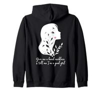 Give Me a Hand Necklace and Tell Me Im a Good Girl Smut Book Felpa con Cappuccio