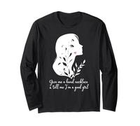Give Me a Hand Necklace and Tell Me Im a Good Girl Smut Book Maglia a Manica