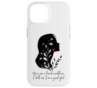 Give Me a Hand Necklace and Tell Me I'm a Good Girl Smutt Custodia per iPhone 14