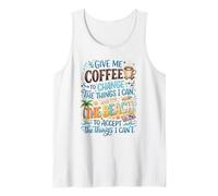 Give Me Coffee And The Beach Serenity Citazione Canotta