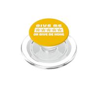 GIVE ME five starts OR GIVE ME NONE | Grafica divertente PopSockets PopGrip per MagSafe