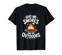 Give me s'mores and The Outdoors, Fife Lake, fun Maglietta