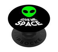 Give Me Space Alien Verde PopSockets PopGrip Adesivo