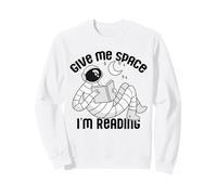 Give Me Space STO LEGGENDO Kids Astronaut Book Reader Meme Felpa