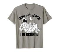 Give Me Space STO LEGGENDO Kids Astronaut Book Reader Meme Maglietta