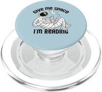 GIVE ME SPACE STO LEGGENDO Kids Astronaut Book Reader Meme PopSockets PopGrip per MagSafe