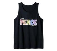 Give Peace a Chance - Maglietta di Colore Scuro Canotta