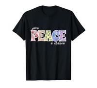 Give PEACE a Chance - T-shirt color scuro Maglietta