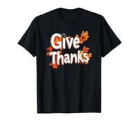 Give-Thanks Ringraziamento Autunno Coquette Bow Vibrazioni stagionali Maglietta