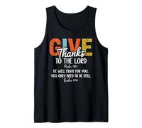 Give Thanks The Lord Psalm 136:1 He Will Fight Exodus 14:14 Canotta
