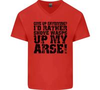 Give Up Paracadutismo? Paracadutismo Caduta Libera Uomo Scollo A V Cotone