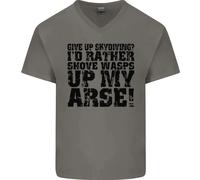 Give Up Paracadutismo? Paracadutismo Caduta Libera Uomo Scollo A V Cotone