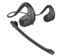 Giveet Cuffie Bluetooth 5.3 con microfono staccabile, cuffie wireless DSP con cancellazione del rumore per telefono, PC, laptop, cuffie comode per ufficio, casa, lavoro, guida, corsa, 12 ore di